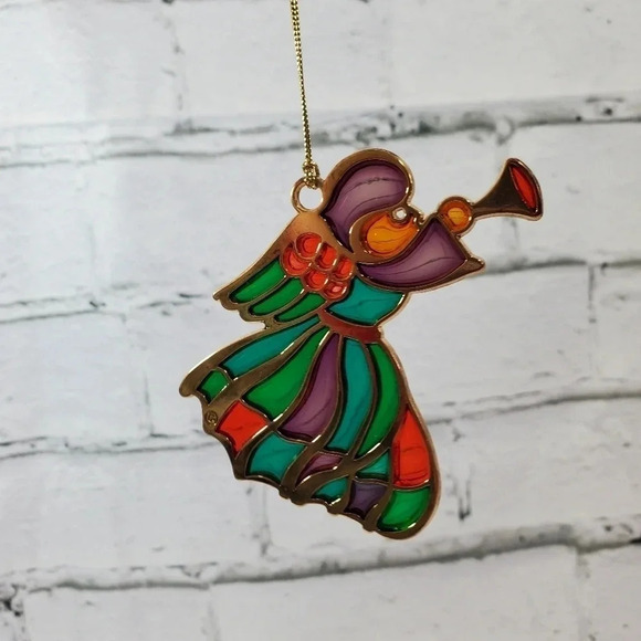 Russ Berrie & CO Holiday Highlights 1980s Vintage Ornament ANGEL HM20 - Picture 6 of 6